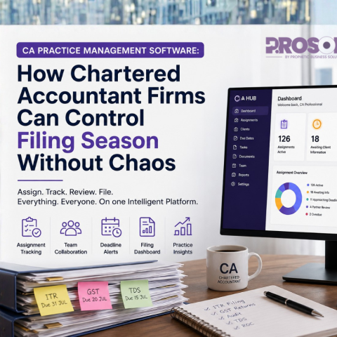 CA Practice Management Software: How Chartered Accountant Firms Can Control Filing Season Without Chaos